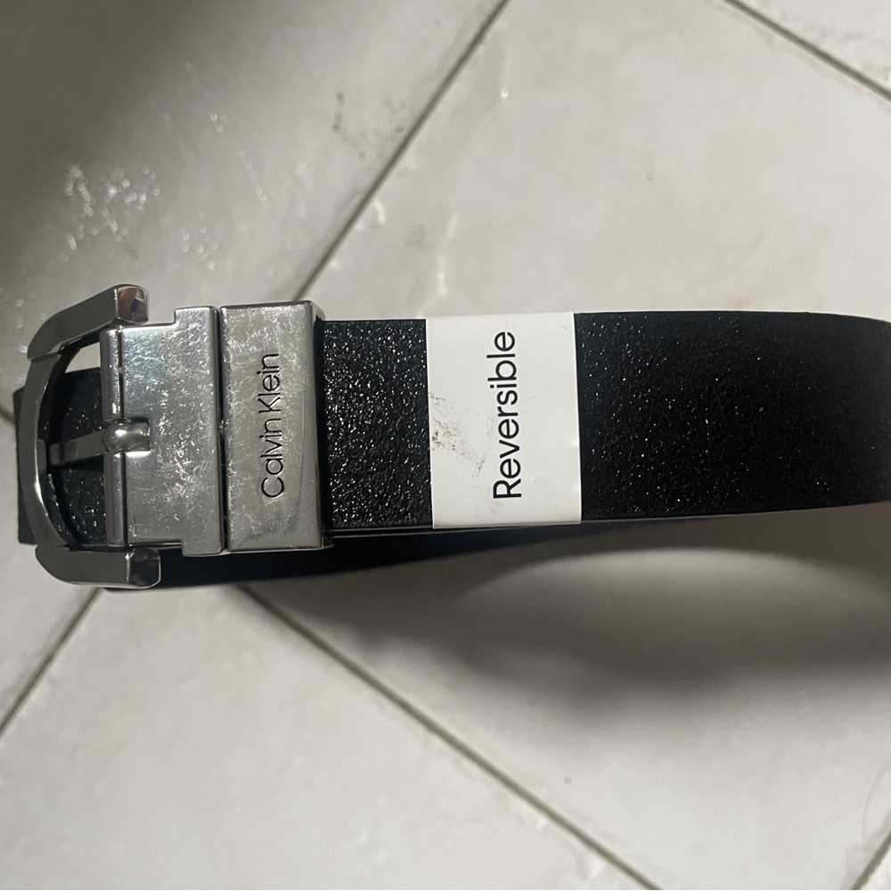 Calvin Klein Black Reversible Belt